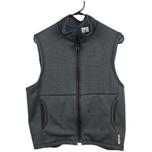 Melanzana Melly Men's Hardface Fleece Vest Grey Size Medium Retired Rare